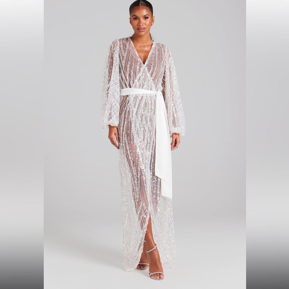 Nadine Merabi - Gracie White Dress - Size L